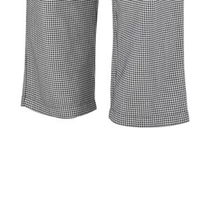 Mercer Culinary M61071HTL Genesis Women's Chef Cargo Pant in Hounds Tooth, Large, Black/White