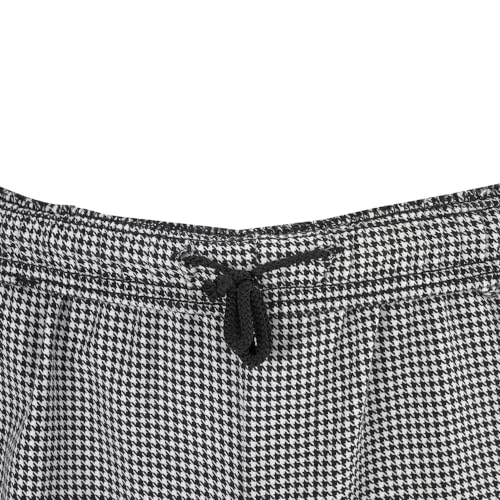 Mercer Culinary M61071HTL Genesis Women's Chef Cargo Pant in Hounds Tooth, Large, Black/White