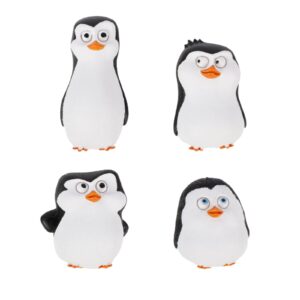 ngaty penguin refrigerator magnets - animal decor resin magnet,4pcs,3d penguin magnet for kitchen fridge & locker,home decor & office decorative.