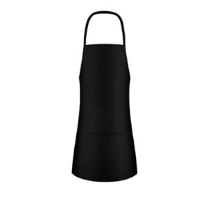 FitPlus Kitchen Apron Water And Oil Resistant Apron Neck Strap, 2 Front Pockets, Durable Kitchen Apron-2