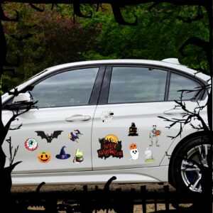 12 Pcs Halloween Magnet Fridge Car Magnets Pumpkin Ghost Refrigerator Decoration Stickers Garage Door Magnets Halloween Holiday Waterproof Magnetic Decals for Locker Home (Fresh Style)