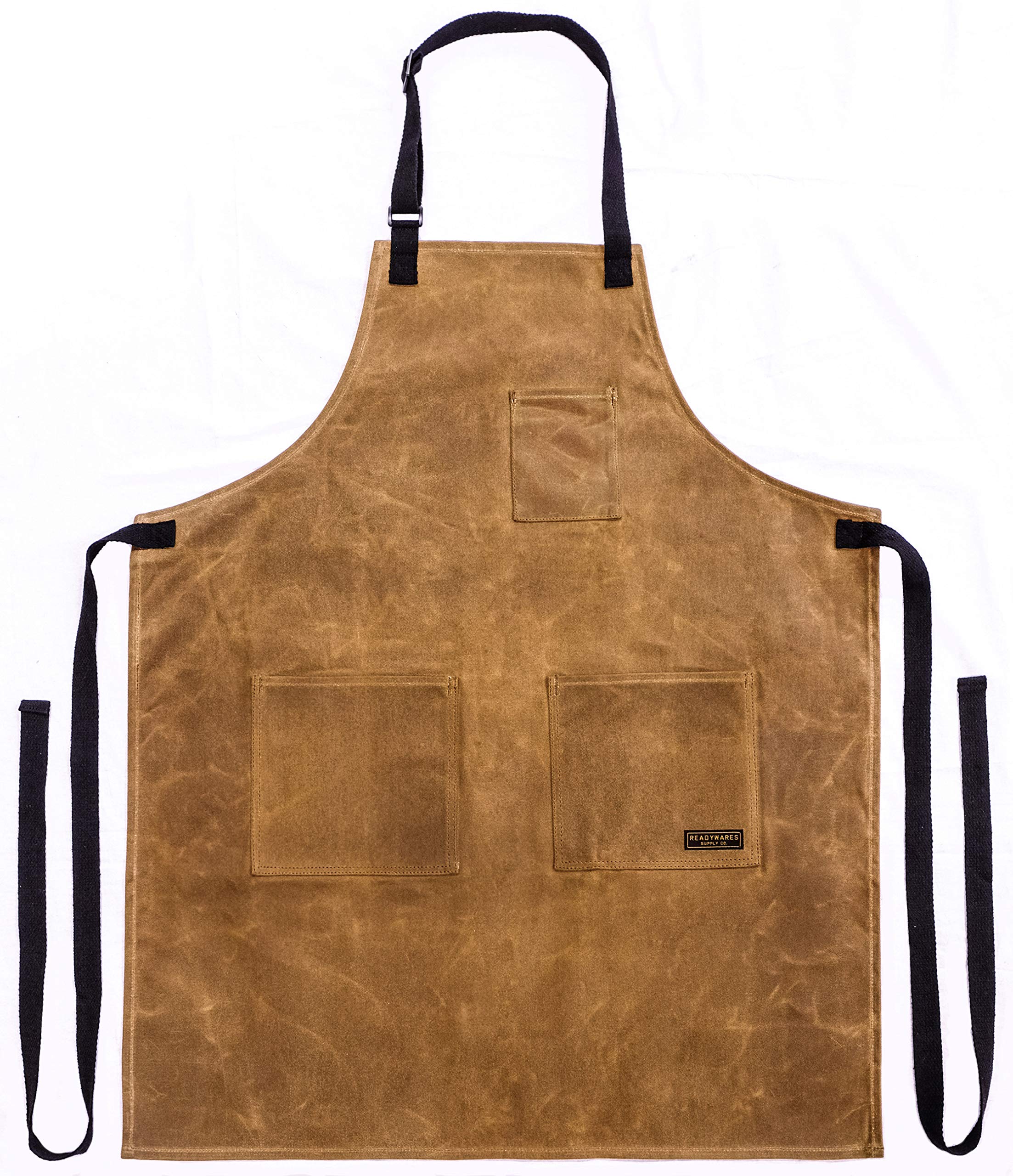 Readywares Waxed Canvas Grilling Apron, Heavy Duty Chef Apron For Men and Women, Versatile, Durable, and Looks Great