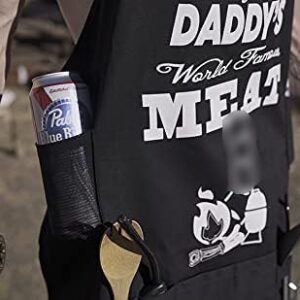 Nowhere America - "Get a Load" - Trashy Funny BBQ Apron for Daddy - 100% Canvas - 5 Pockets - 4 Tool Loops - 2 Beer Holders !!