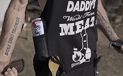 Nowhere America - "Get a Load" - Trashy Funny BBQ Apron for Daddy - 100% Canvas - 5 Pockets - 4 Tool Loops - 2 Beer Holders !!