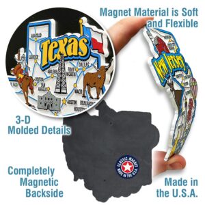 Mississippi Jumbo State Magnet by Classic Magnets, 2.7" x 4", Collectible Souvenirs Made in The USA