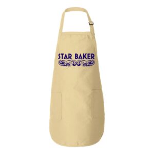 donkey tees star baker apron - amateur baker american british baking show pastry chef gift kitchen apron