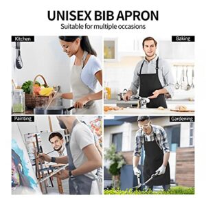 ZXGIFYNLFD Custom Apron for Women Personalized Apron for Men Add Your Image/Text/Logo Aprons for Women with Pockets Suitable for Cleaners Cooks Cooking Baking Barbecue