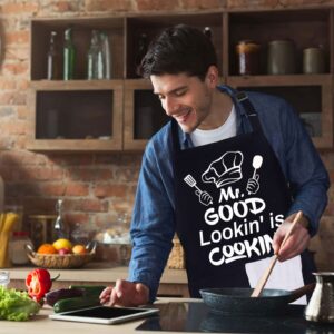 Funny Aprons for Men, Women - Fathers Day Giffts, Mothers Day,Birthday Gifts for Dad,Mom,Wife,Husband, Boyfriend,Girlfriend Baker - Funny Cooking Chef Apron, Fun BBQ Grilling Baking Cooking Aprons