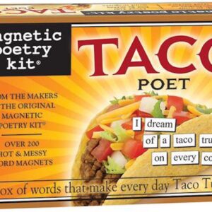 Magnetic Poetry - Taco Poet Kit - Words for Refrigerator - Write Poems and Letters on The Fridge - Made in The USA