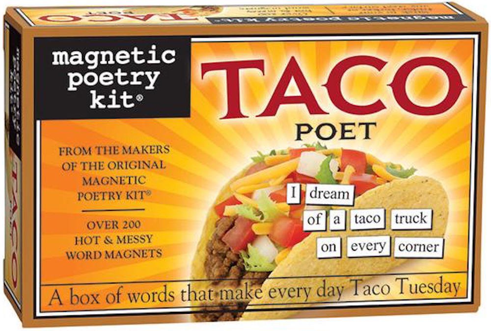 Magnetic Poetry - Taco Poet Kit - Words for Refrigerator - Write Poems and Letters on The Fridge - Made in The USA