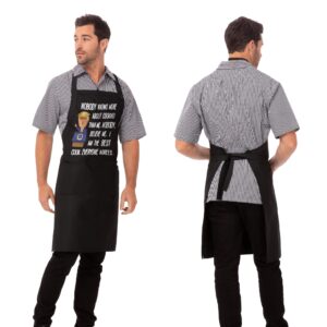 All Prime Outlet Nobody Knows More About Cooking Than Me. Nobody. Believe Me. I Am The Best Cook. Everyone Agrees - Funny Apron -100% Cotton - Universal Size - Adjustable Neck Strap - 2 Pockets