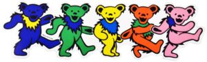 dancing bear magnet (measures 12 inches x 3.25 inches)
