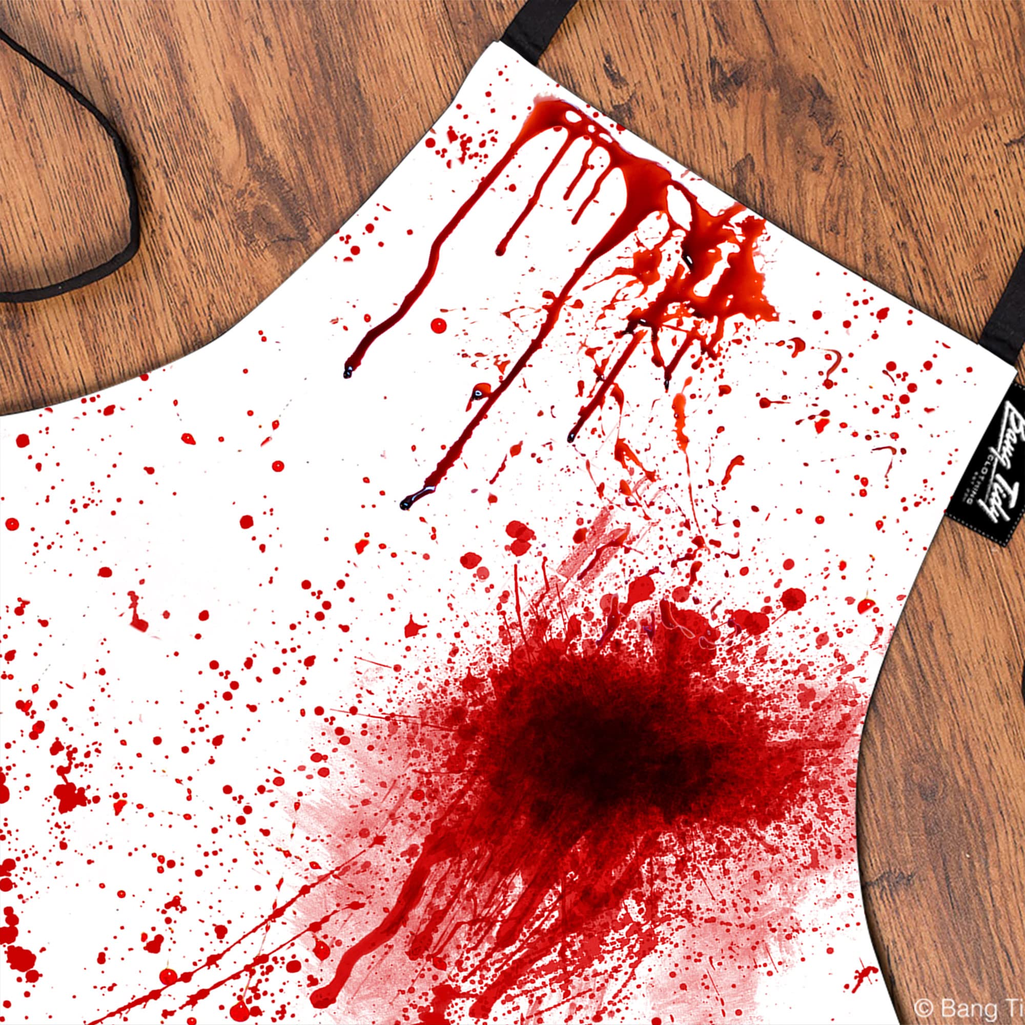 Halloween Apron - Butcher Costume Adult Bloody Kitchen Aprons Blood Splattered