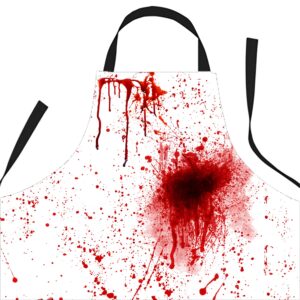 Halloween Apron - Butcher Costume Adult Bloody Kitchen Aprons Blood Splattered