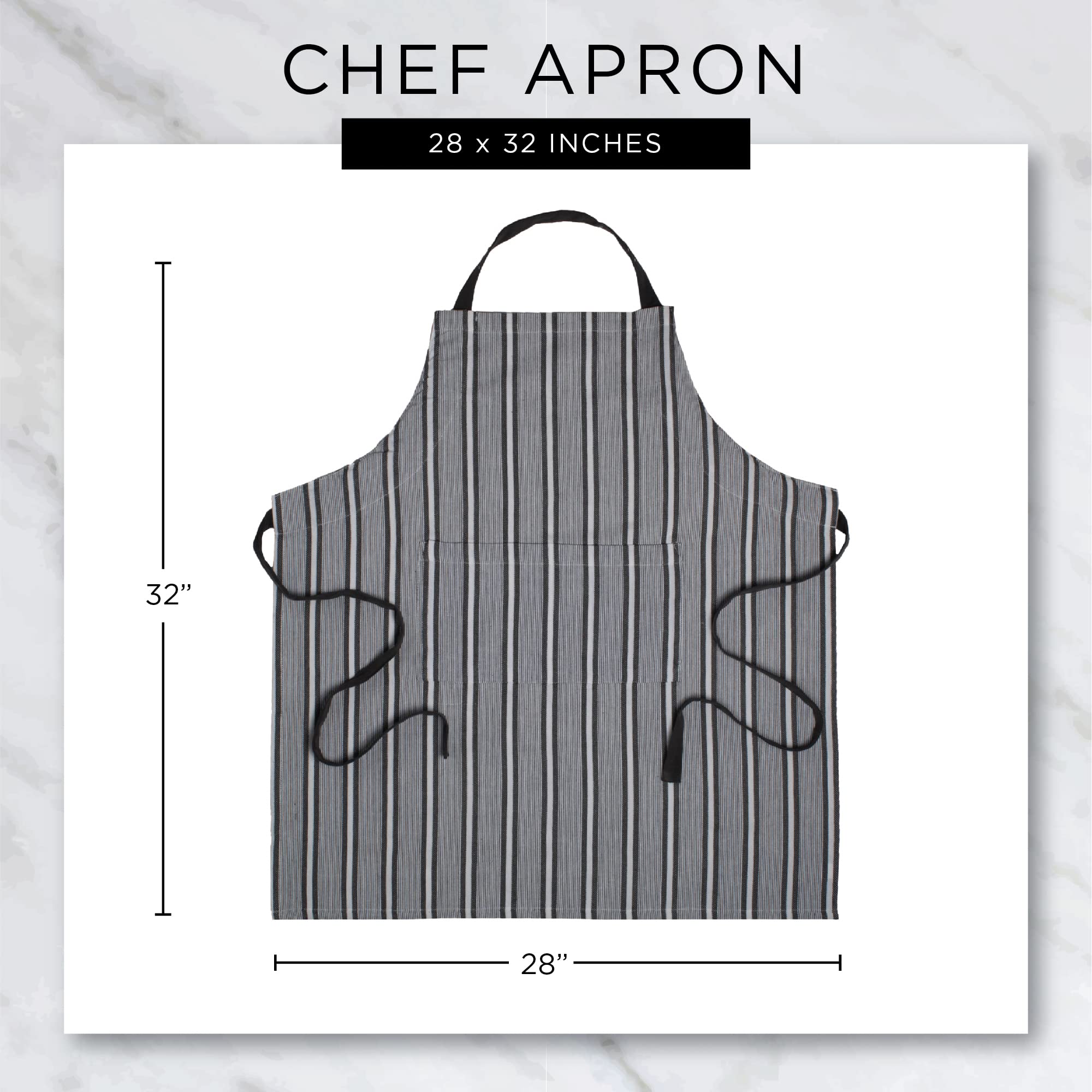 DII Lemon Bliss Kitchen Collection, Chef Apron