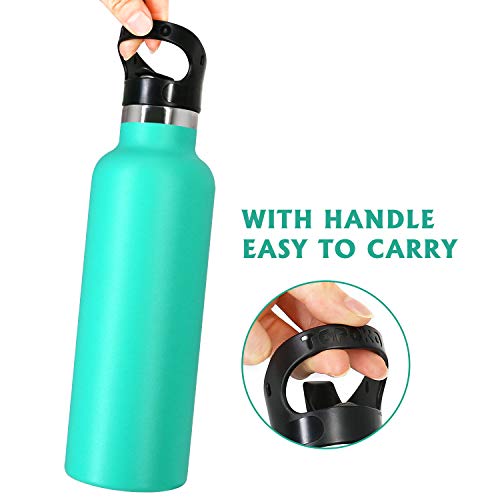 Straw Lid for Hydro Flask Standard Mouth - Multi-Compatible with Simple Modern Ascent Lid for 1.91" Mouth 18 oz, 21 oz, 24 oz Insulated Water Bottle Flip Top (B-1 PC)