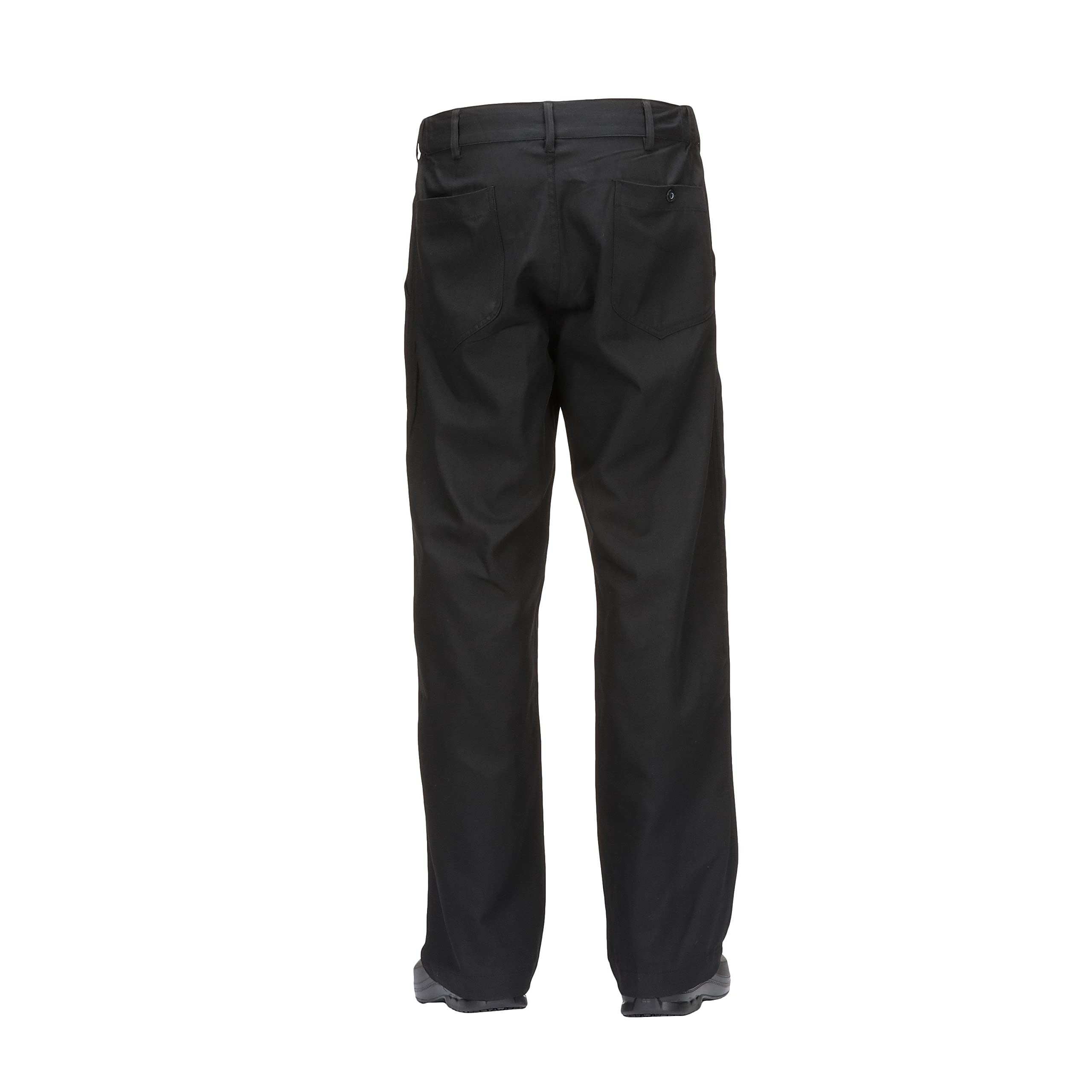 Chef Works Men's Professional Series Chef Pants, Black, Medium