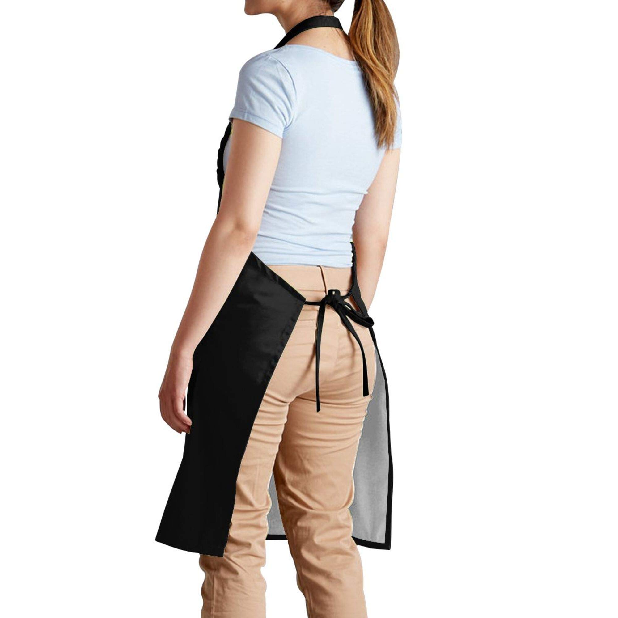 Hair Stylist Apron for Women Barber Aprons for Men Haircut Apron With 2 Pockets Waterproof Adjustabl Bib Apron