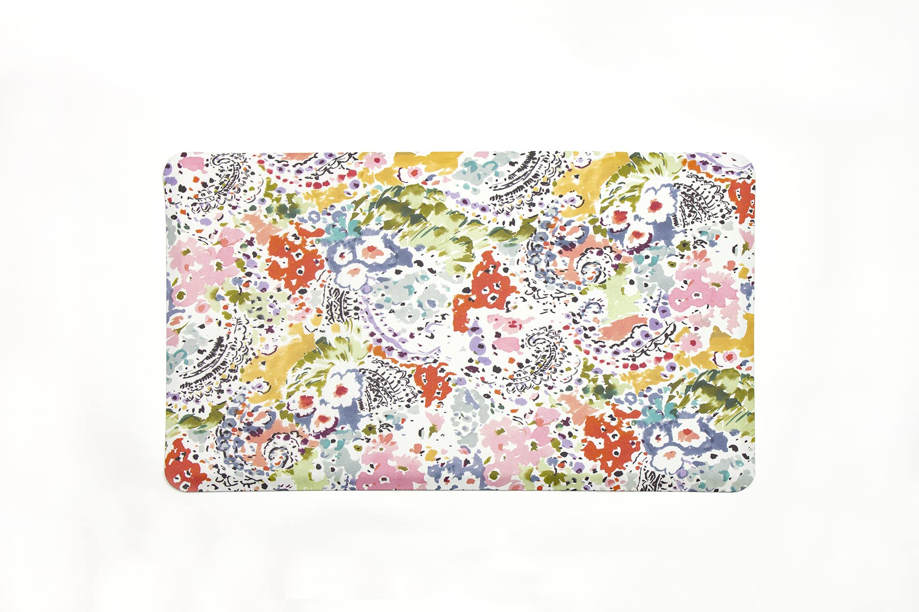 FloorPops Watercolor Teddi Anti-Fatigue Comfort Mats, 32in x 20in x 0.5in (FPA4874)