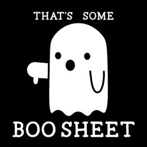 ghost that’s some boo sheet thumbs down magnet funny gothic décor for kitchen, office, spooky ghost of disapproval cute apartment must-haves goth gifts for women & men
