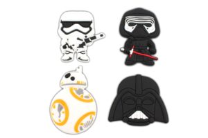 finex - set of 4 large 3 inches - star wars refrigerator magnets fridge magnet set for locker