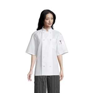 Uncommon Threads womens Tahoe Women's Fit Chef Coat Shirt, White, Small US