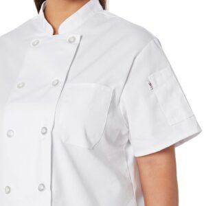 Uncommon Threads womens Tahoe Women's Fit Chef Coat Shirt, White, Small US