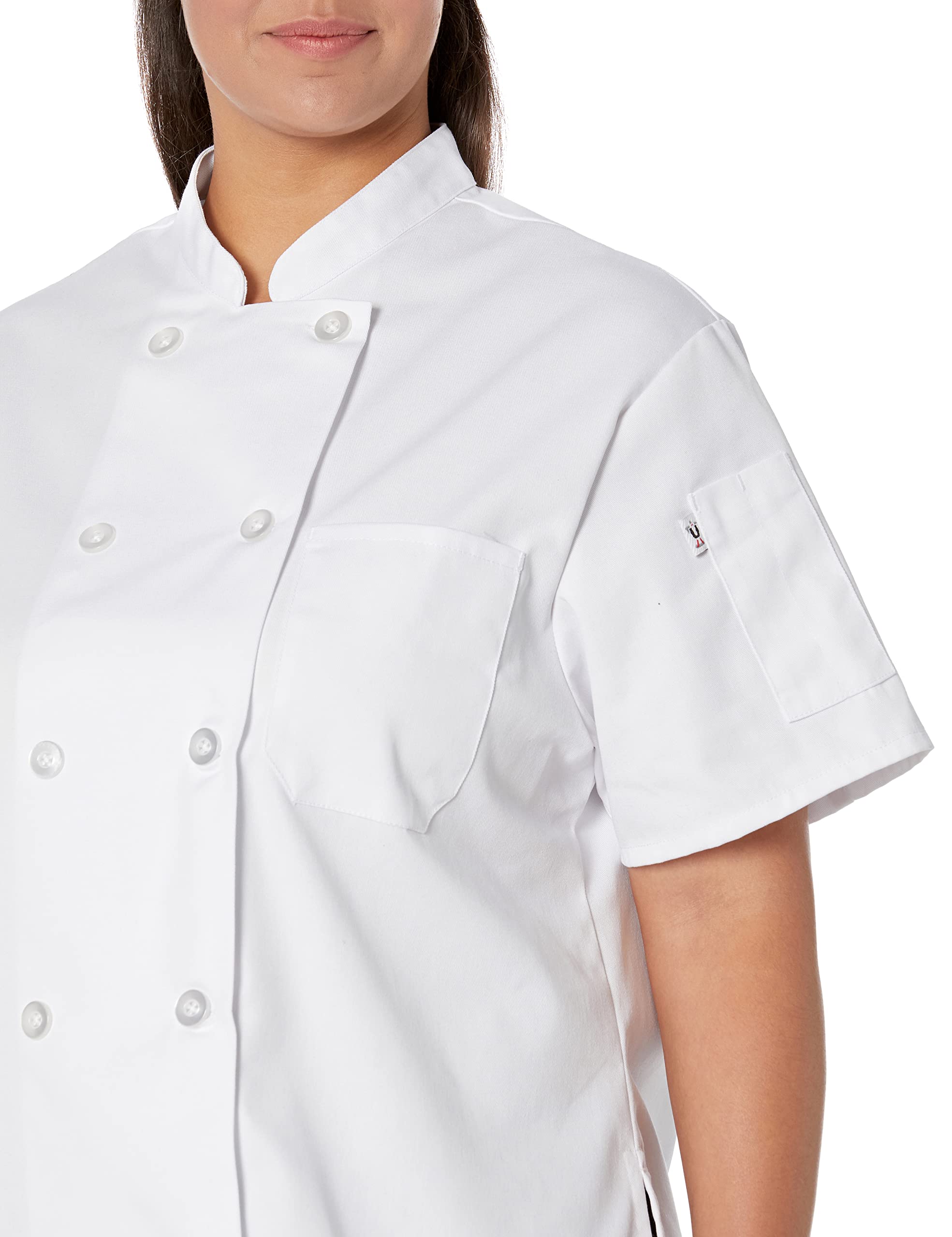 Uncommon Threads womens Tahoe Women's Fit Chef Coat Shirt, White, Small US