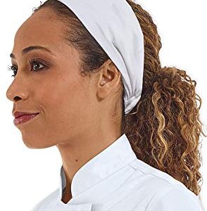 Professional Chef Bandana (One Size Fits Most, White)