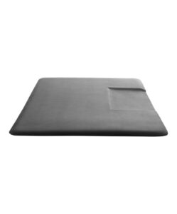 buy-rite 3 ft. x 5 ft. no fatigue salon mat-super soft rectangular barber mat with square indentation for chair - puncture proof ¾” stylist station floor mat, shp-ss3050rsqr3/4