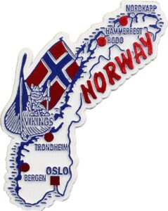 norway - country magnet