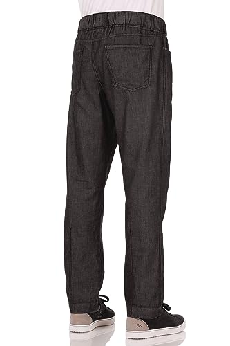 Chef Works Men's Gramercy Chef Pants, Black, Small