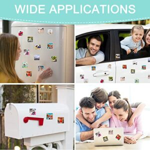 Xuhal 30 Pcs Sublimation Magnets Blanks Car Sublimation Blank Magnets Bulks DIY Decorative Magnets for Home Kitchen Refrigerator Microwave Oven Wall Door Decoration or Office Calendar (2.2 x 2.2 Inch)