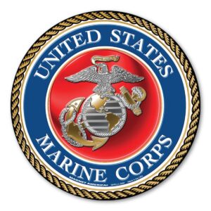 usmc seal magnet by magnet america is 5" x 5" made for vehicles and refrigerators