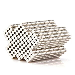 wotoy 2MM x 1MM 300 Pcs Small Multi-Use Refrigerator Magnets for Offie Refrigerator, Science, Crafts