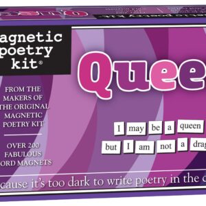 Magnetic Poetry - Queer Kit - Words for Refrigerator - Write Poems and Letters on the Fridge - Made in the USA