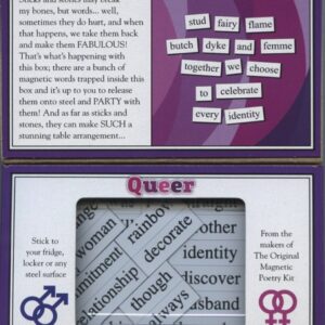 Magnetic Poetry - Queer Kit - Words for Refrigerator - Write Poems and Letters on the Fridge - Made in the USA