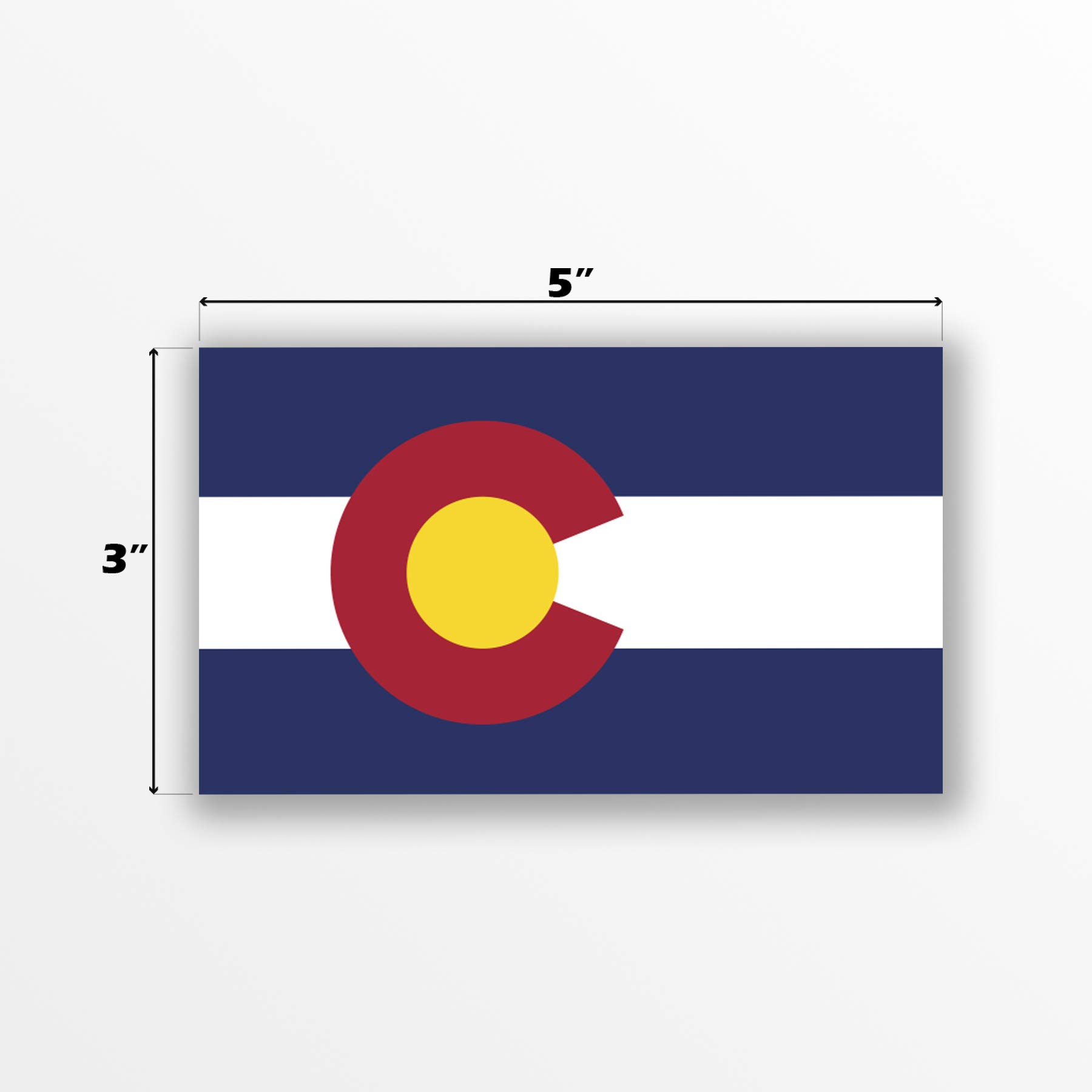 Colorado State Flag Magnet | 5-Inches by 3-Inches | Premium Quality Heavy Duty Magnet | MagnetPD312
