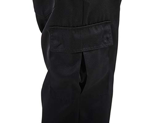 Men's and Women's Black Baggy Chef's Pants Floral Restaurant Work Pants and Kitchen Uniform Cargo Style Chef Pants M