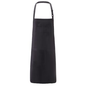 cogana server apron with pockets, aprons for men, chef and waitress apron, black