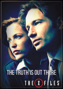 ata-boy x-files the truth is out there 2.5 x 3.5 inch magnet for lockers and refrigerators