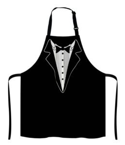 lefolen funny bbq apron grilling gift - novelty fathers day grilling gift - bbq tuxedo waistcoat - barbecue grill gift for men