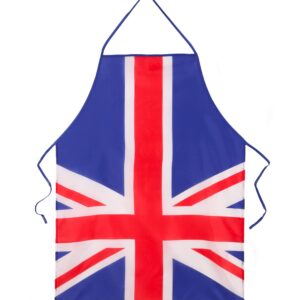 Toyland® Union Jack Printed Polyester Apron - One Size - His Majesty King Charles The III Coronation British Decorations