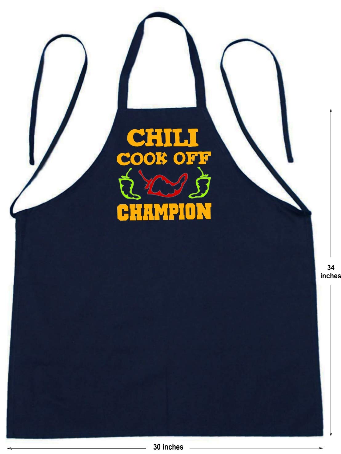 Chili Cook Off Champion Black Apron For Winning Prize