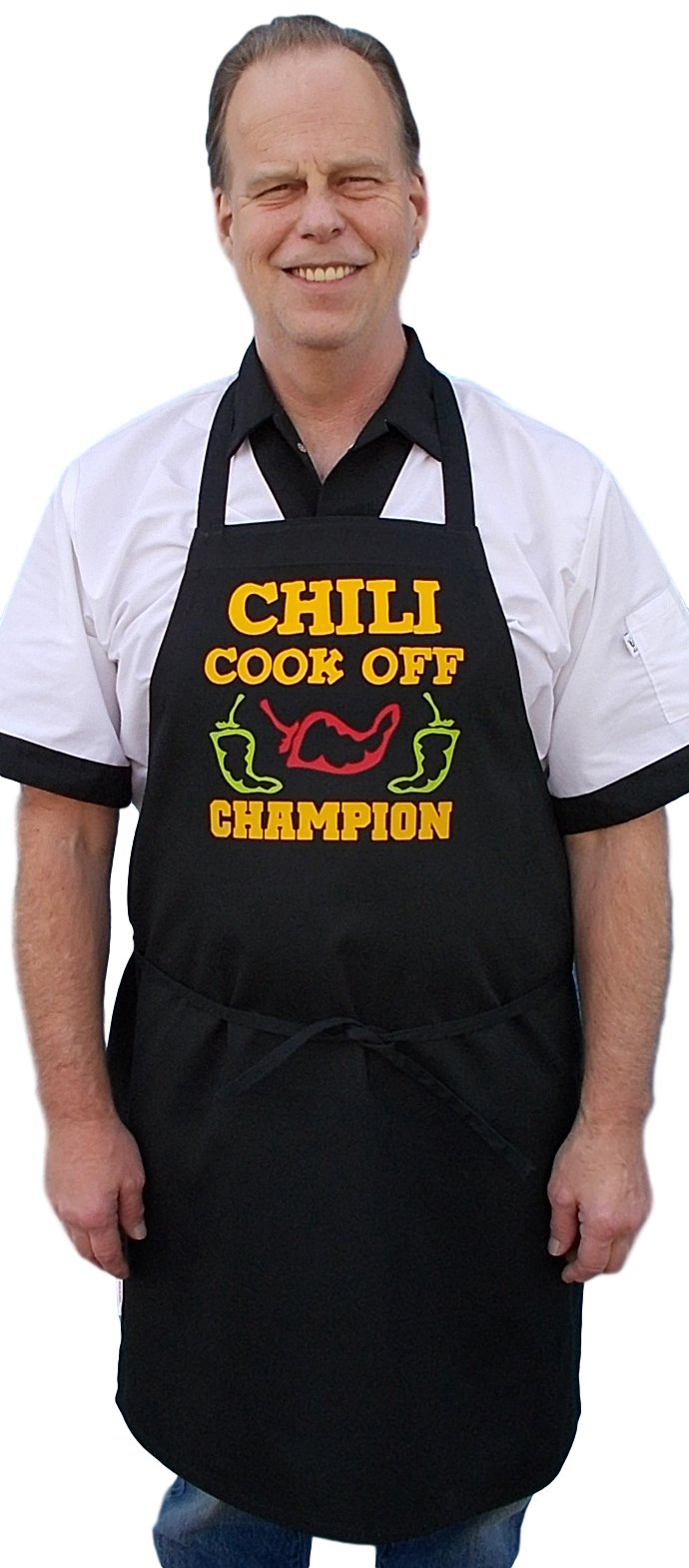 Chili Cook Off Champion Black Apron For Winning Prize