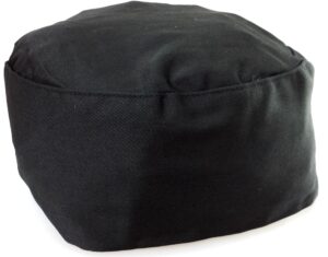 black chef hat sunrise kitchen supply - elastic back