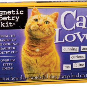 Magnetic Poetry - Cat Lover Kit - Words for Refrigerator - Write Poems and Letters on the Fridge - Made in the USA