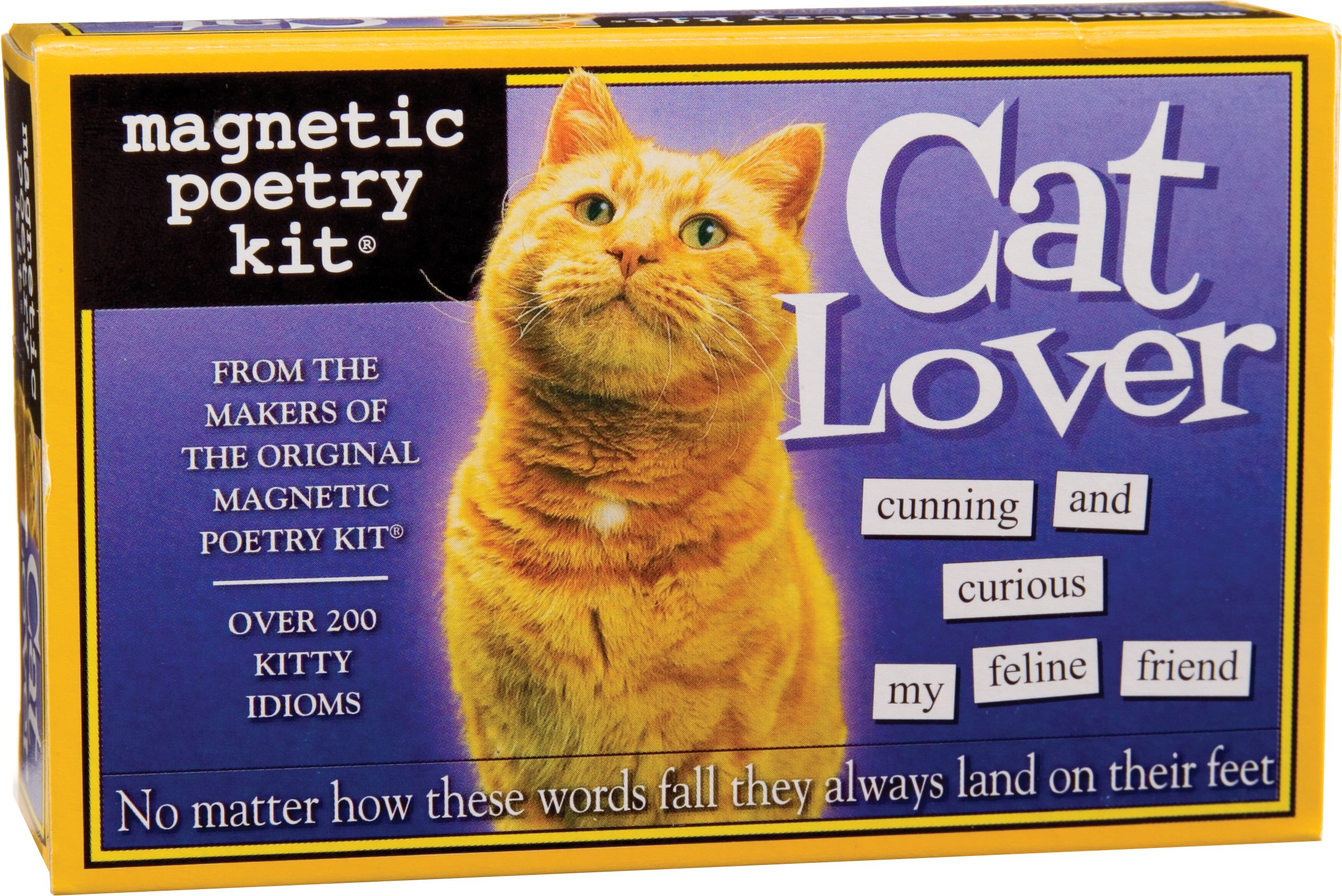 Magnetic Poetry - Cat Lover Kit - Words for Refrigerator - Write Poems and Letters on the Fridge - Made in the USA