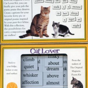 Magnetic Poetry - Cat Lover Kit - Words for Refrigerator - Write Poems and Letters on the Fridge - Made in the USA