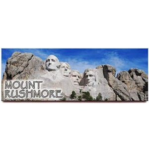 mount rushmore panoramic fridge magnet south dakota travel souvenir